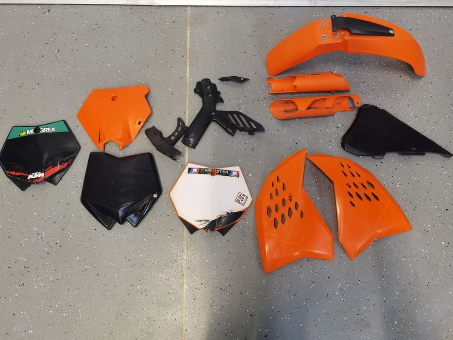 Owiewka Boczek błotnik plastron plastiki ktm sxf 250/450