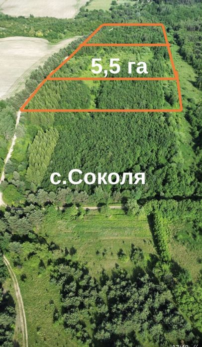 Продаж земельної ділянки с.Соколя , Львівщина