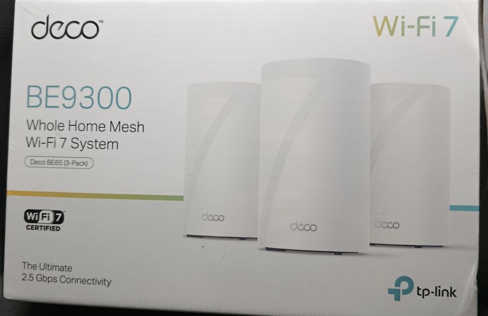 Tp-link deco BE9300 Whole Home Mesh WI-FI7System 3-Pack