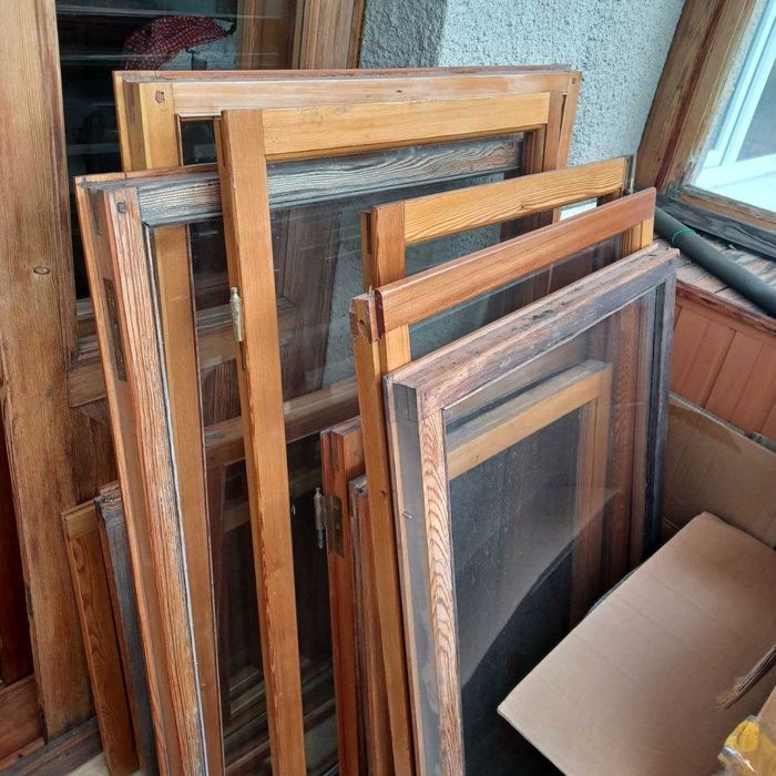 Окна б.у. деревянные