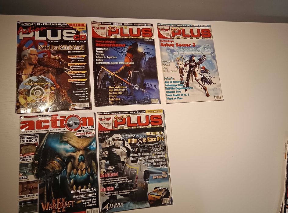 Kolekcja Action Plus (CD-Action) – 13 sztuk | Retro Gaming