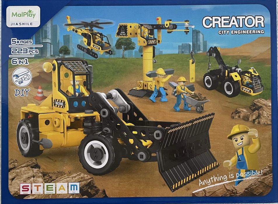 Klocki Msl Play Creator City 223pcs 6in1 5+
