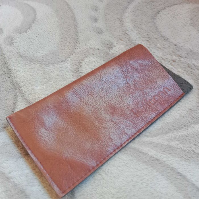 Чехол кожаный для очков Fielmann коричневый