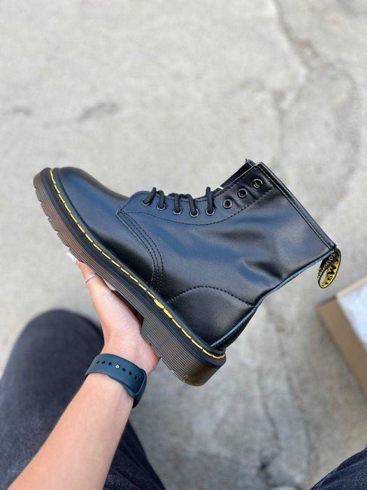 Черевики Dr. Martens 1460 Logo Classic premium БЕЗ ХУТРА