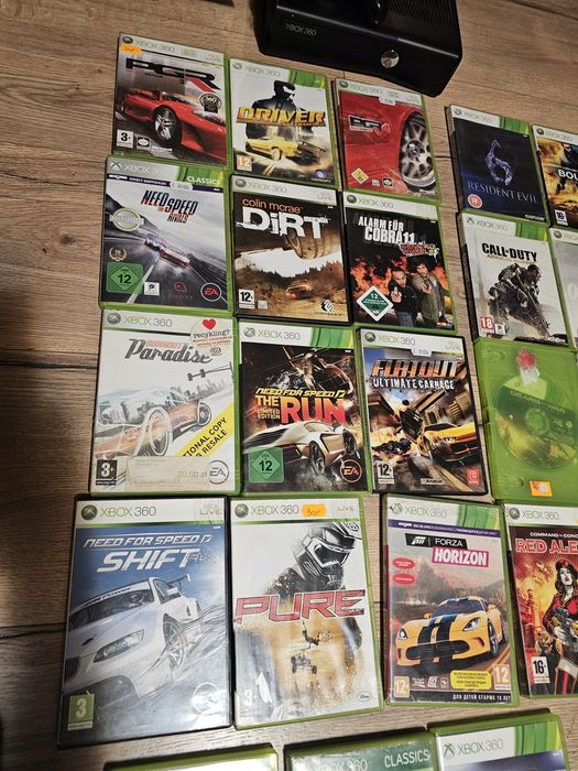 Xbox 360 slim 500 gb kinect 48 gier