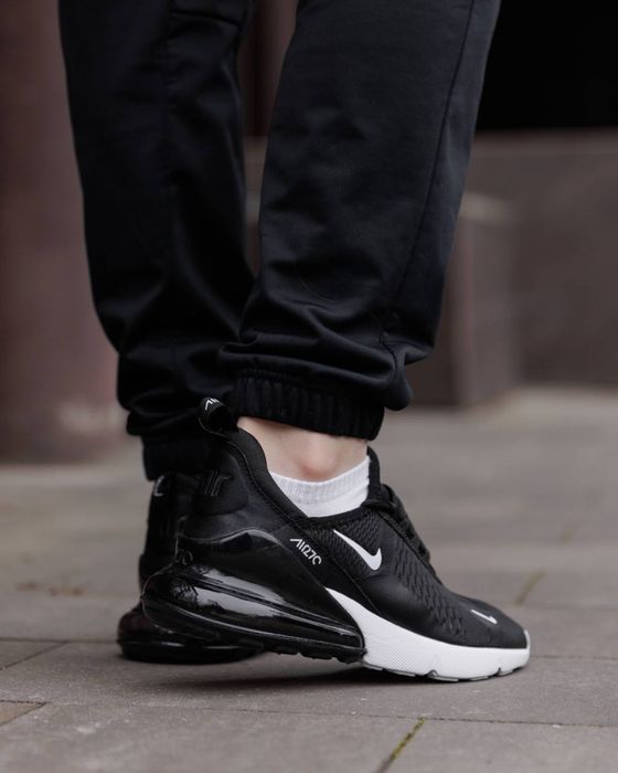 ТОП! Кросівки Nike Air Max 270 Black White 37 38 39 40 41 45