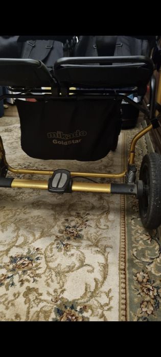 Wózek Mikado dla bliźnaków, bliźniaczy