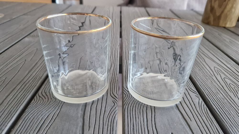 2 copos vintage vidro