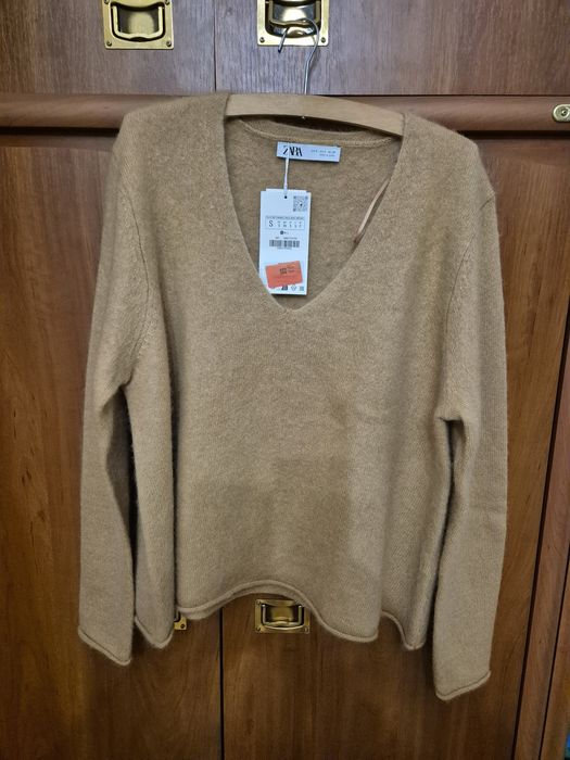 Zara kaszmirowy sweter