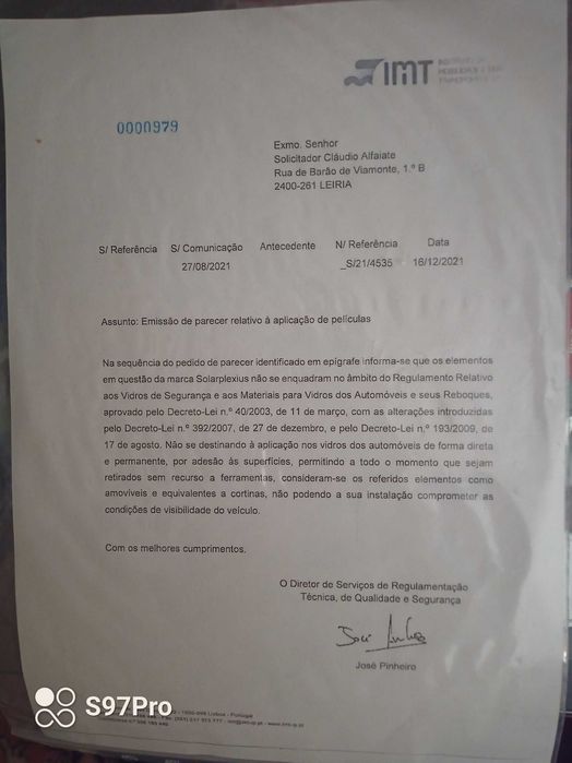 Película solarplexius removível para classe C