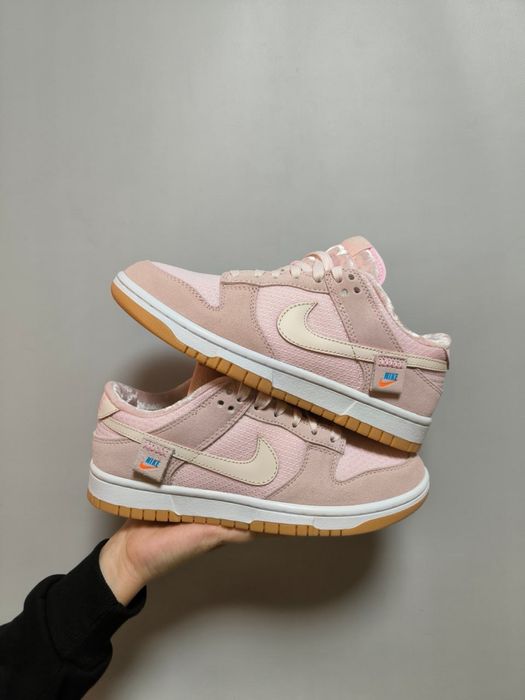 Жіночі кросівки Nike Sb Dunk Low Teddy Bear Pink рожеві тедді