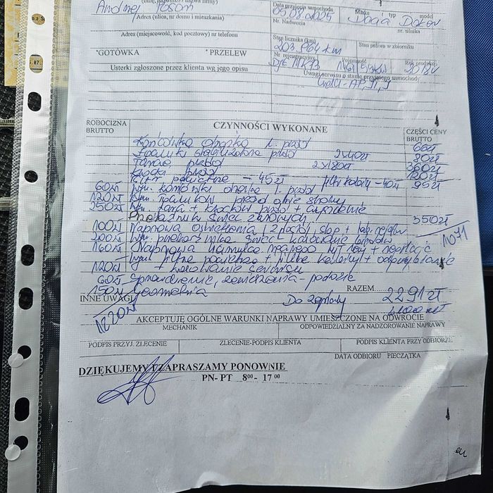 Dacia Dokker 1.5 2018r