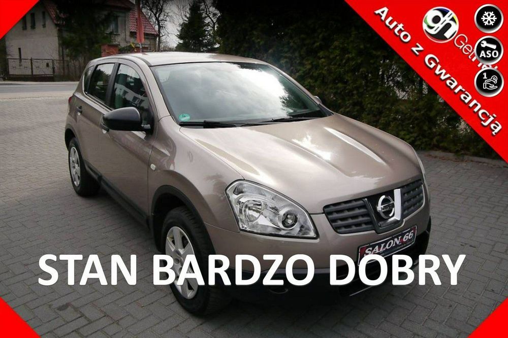Nissan Qashqai 1.6b Stan b.dobry BEZ RDZY 100%bezwypadkowy z Niemiec z Gwarancją 12mc