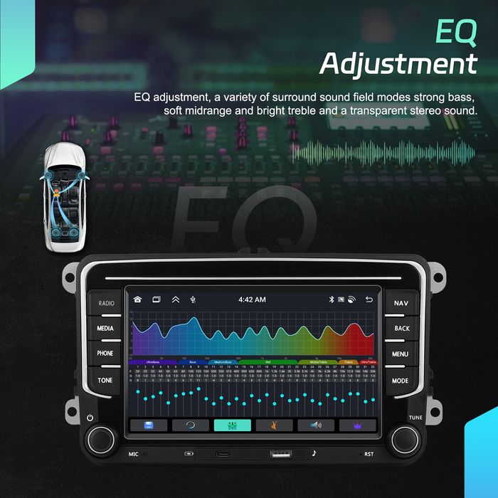 Radio Nawigacja Android 13 2/64Gb VW,Golf,Passat,Seat,Polo