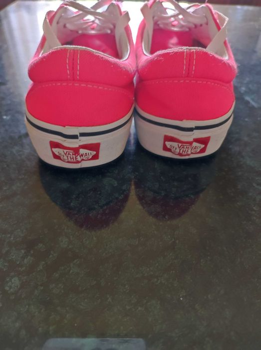Trampki VANS różowe neonowe 36