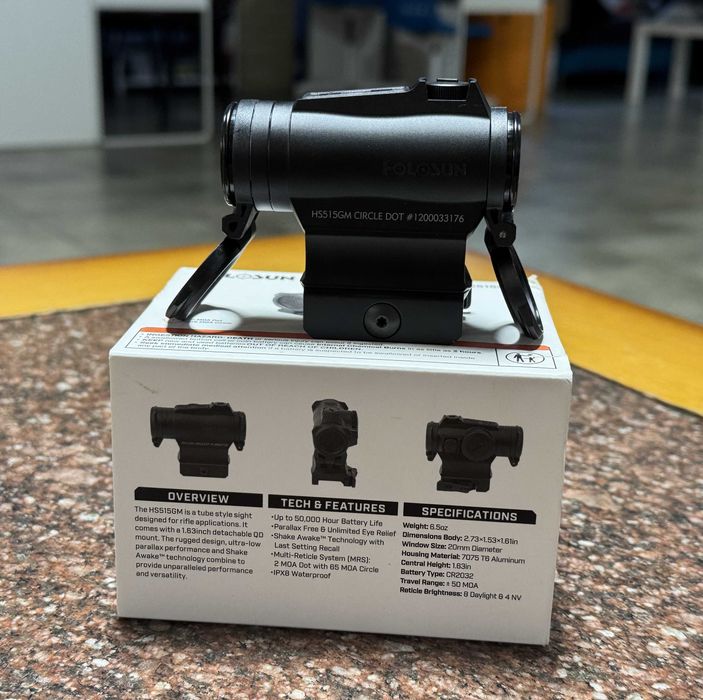 Коллиматорный прицел Holosun HS515GM Новый из США
