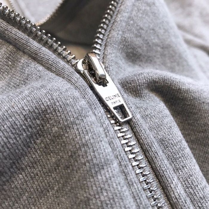 Celine Zip-Up Hoodie Зіпка L Сіра