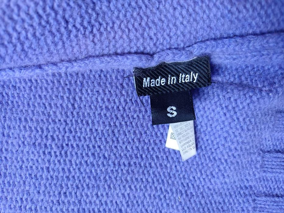 Wełniany kardigan z zamkiem