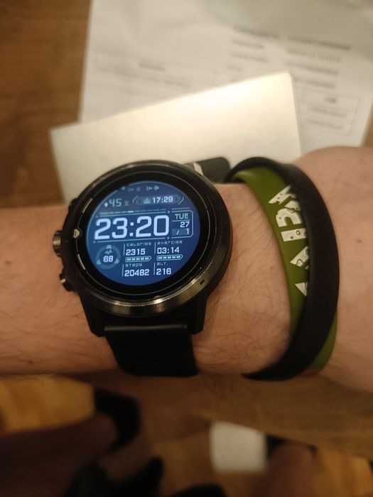 nowy 100% COROS APEX PRO Tytan SZAFIR zegarek treningowy GPS , mapy,