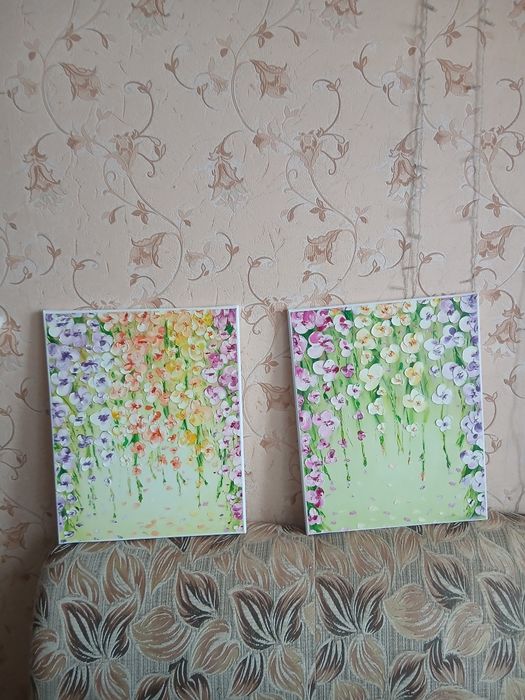 50-40см.. Пастозно. Олійні фарби.