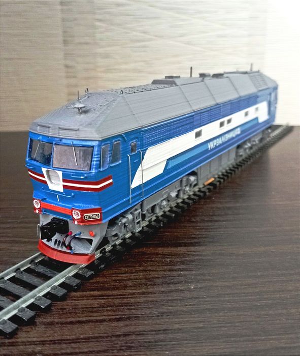 Модель тепловозів 2ТЕ116,2ТЕ10м,ТЭП70, ТЭМ2 ,ТЭМ7, масштаб 1:87