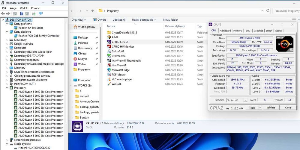 Komputer Ramrez Mini V3 Ryzen 5  , 16GB ram, Windows 11