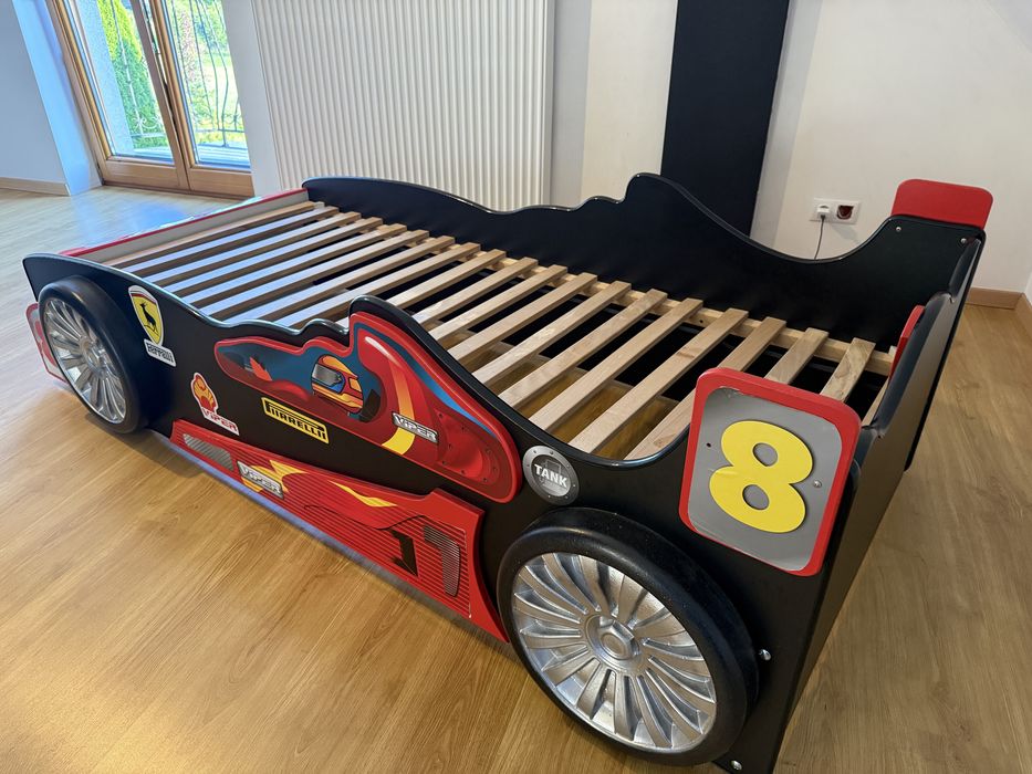 Łóżko - super samochód wyścigowy/auto