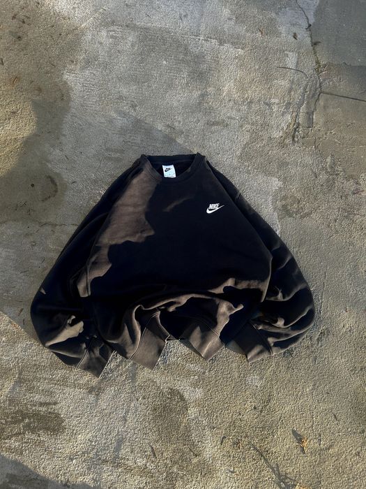 Czarna bluza crewneck Nike Vintage 90s y2k