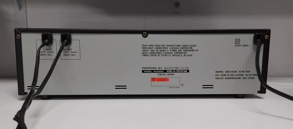 AKAI deck cassettes HX-A305W