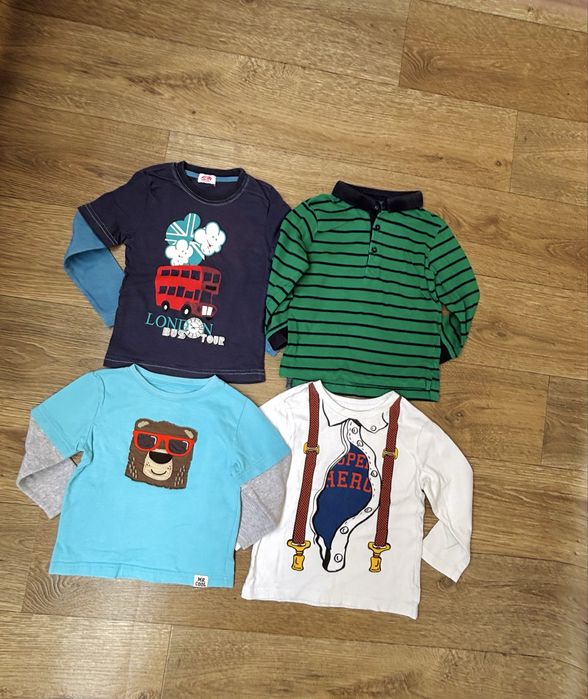 Лонгслів 24м. 2р. 92см поло polo футболка з довгим рукавом на хлопчика