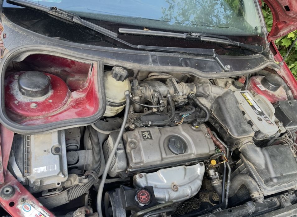 Peugeot 206 (1998-2008) 1.6 I двигун в зборі розбираю