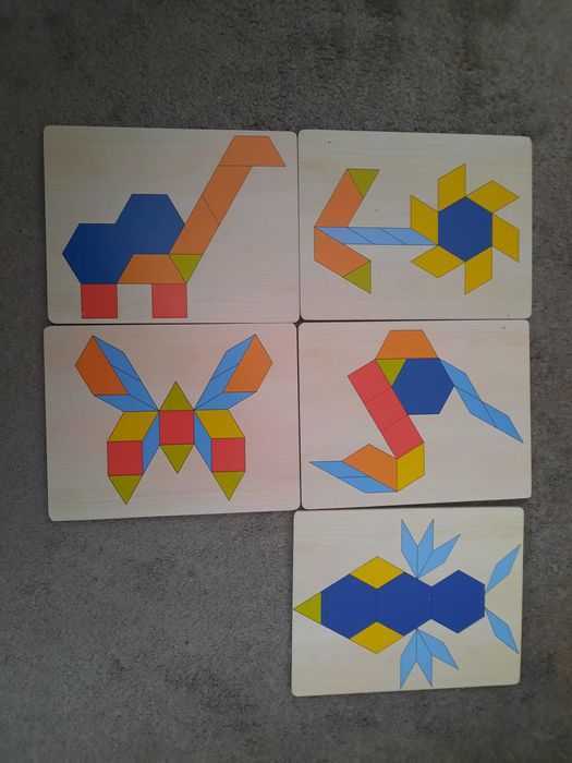 Układanka mozaika montessori