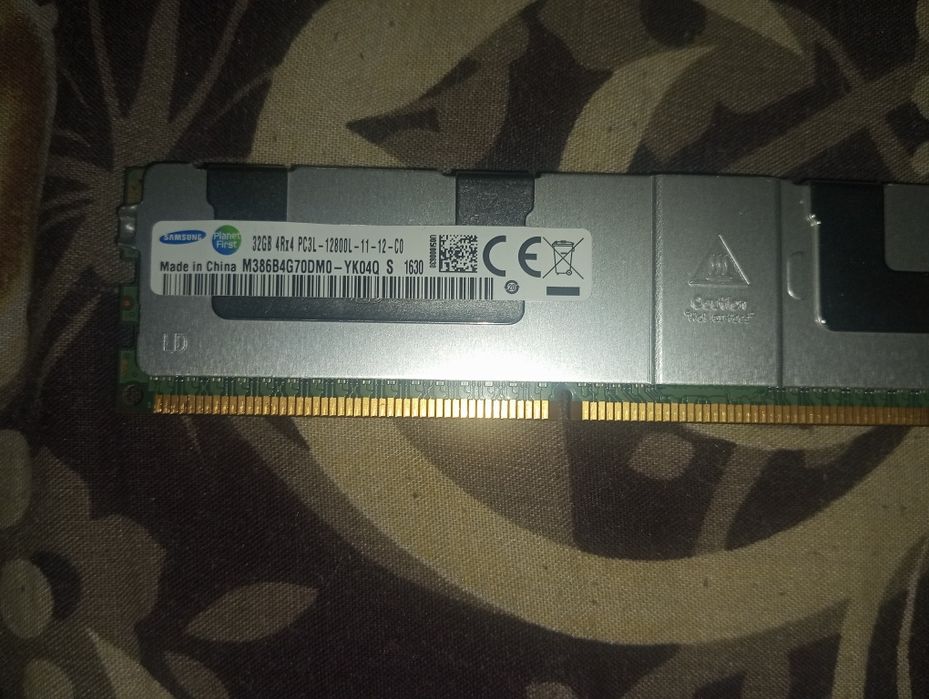 Оперативная память Samsung 32Gb DDR3-1600 PC3L-12800 4Rx4