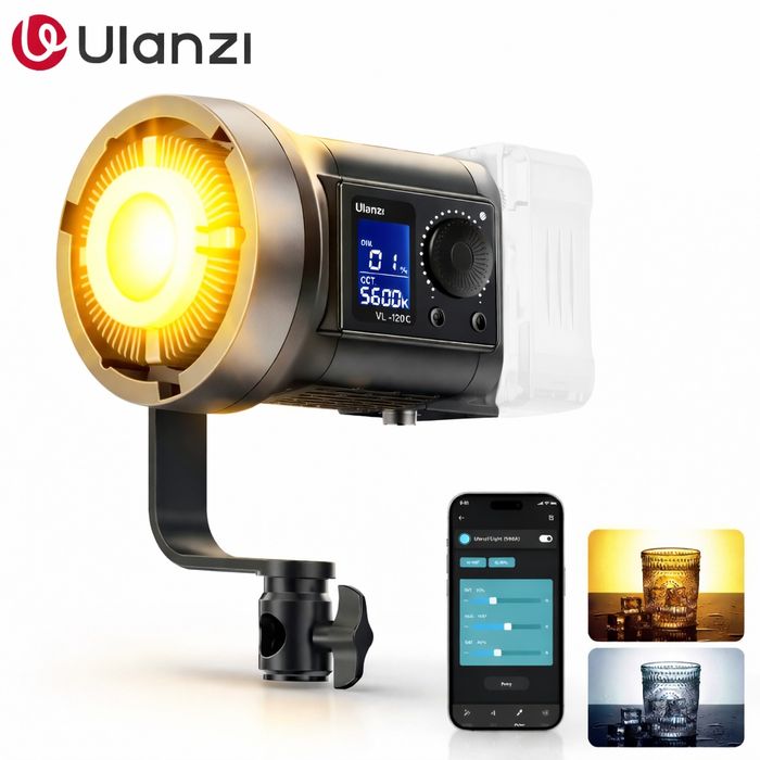 Відеосвітло Ulanzi VL-120 Bi-Color 120W | Bowens | CRI95+ | Гарантія