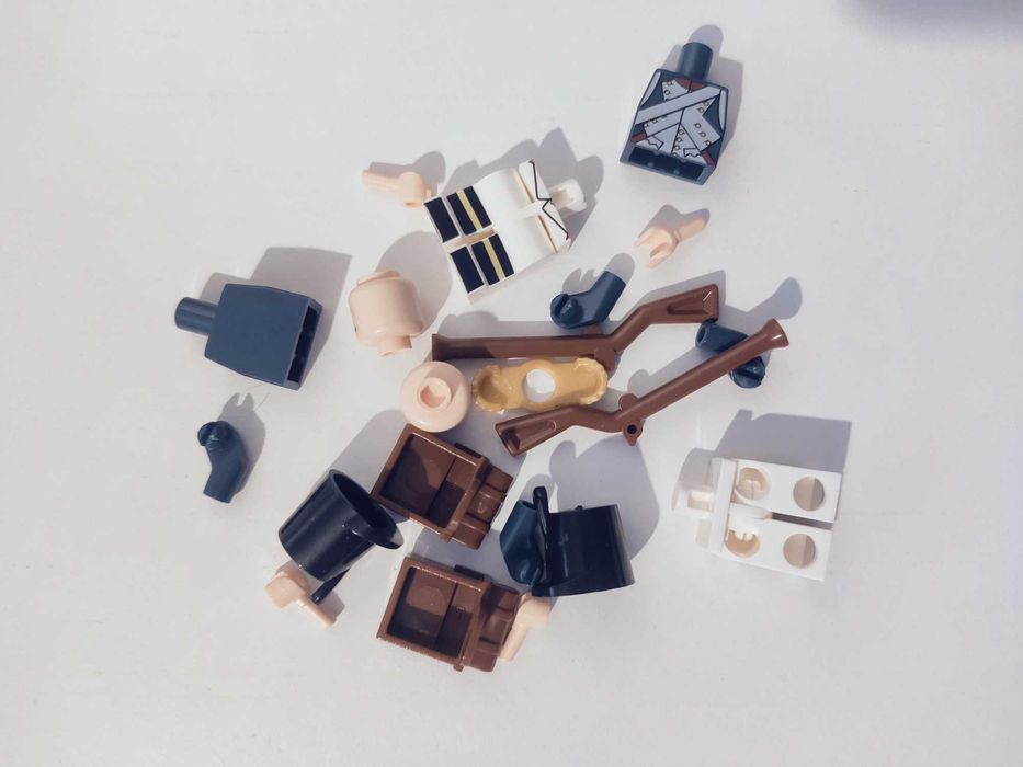 Minifigurka piechota liniowa XIX wiek jak lego granatowa kurtka