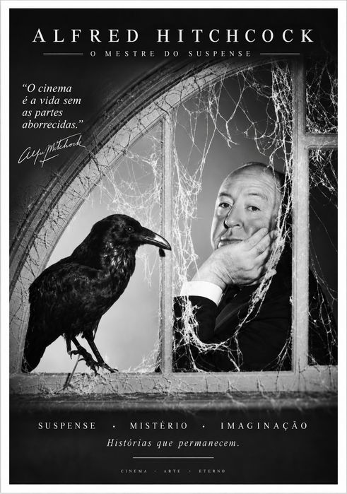 Lote 2 Posters novos Alfred Hitchcock