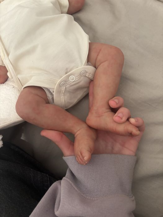 Lalka reborn wyrzezbiona przez Joanne Kazimierczak