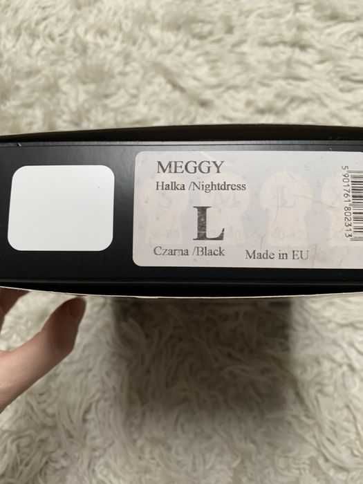 Nowa Czarna koronkowa halka w rozmiarze L 40