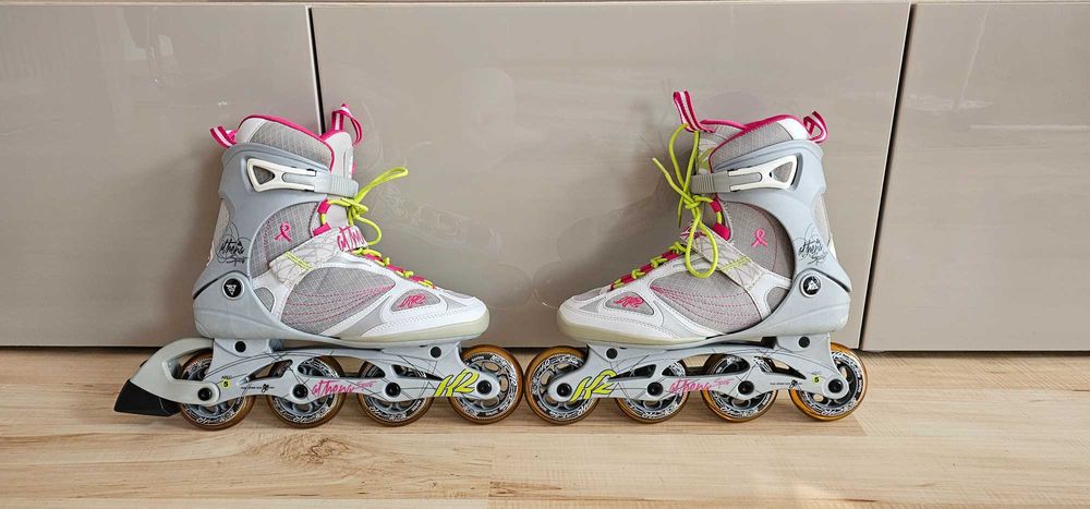 Rolki damskie K2 rozm 40/26cm jak Nowe!