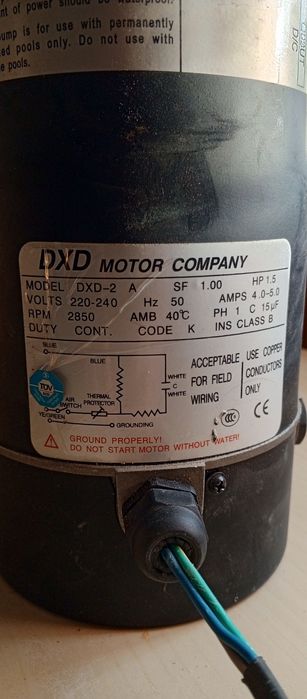 Pompa do wanny z hydromasażem