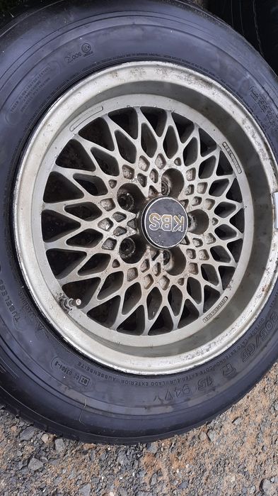 Felgi KBS 15" rant 5x110 mesh komplet włoskie