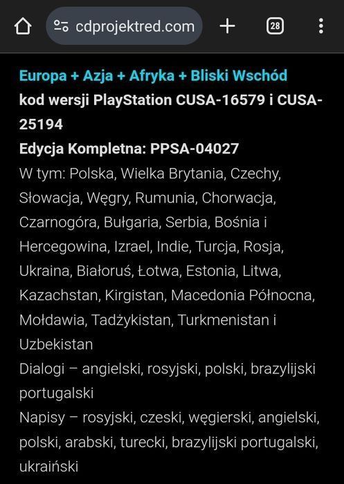 Cyberpunk 2077 PL Dubbing po polsku +Dodatki na PS4 +Bezpł Update PS5