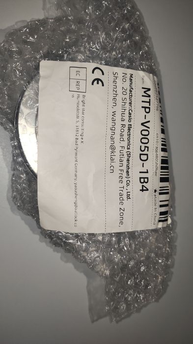 Наручний годинник Casio MTP-V005D-1B4