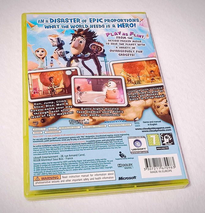 Cloudy with a Chance of Meatballs Xbox 360