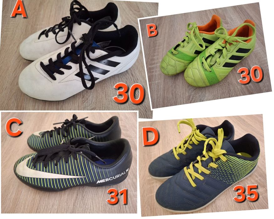 Botas futebol criança - Adidas, Nike