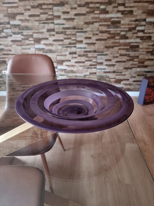 Centro de mesa em vidro Murano