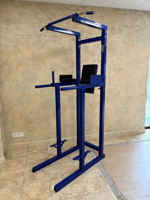 Силовий тренажер підлоговий 3в1 турнік бруси прес