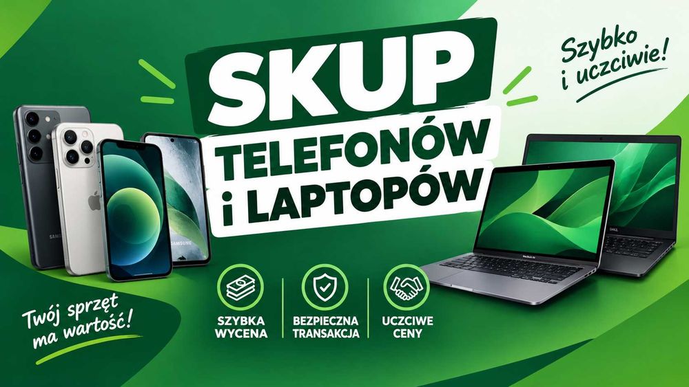 Skup Telefonów Laptopów Elektroniki Gotówka od ręki!