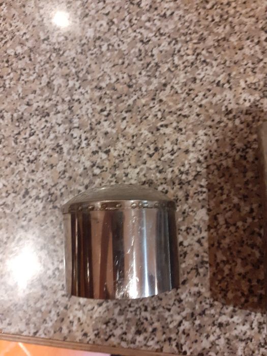 Forquilha  inox 80 taco e uniao  churrasqueira