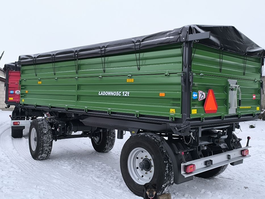 Przyczepa rolnicza 12T Nowa po odbudowie cena brutto FV
